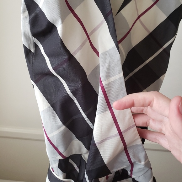 Ralph Lauren Plaid Wrap Dress Size 8 EUC - Picture 3 of 7